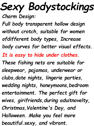 LencerÃa Sexy para mujer, camisón de encaje travieso, mono hueco, disfraces eróticos con entrepierna abierta, ropa interior exótica transparente Plus