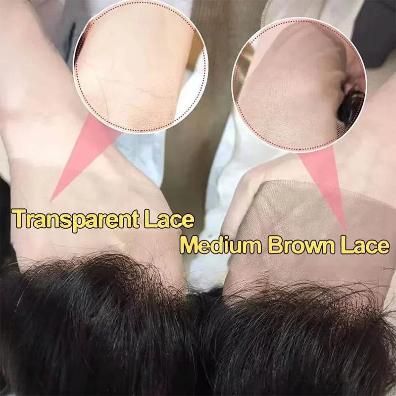 Peluca Frontal de encaje HD 250% ondulada, peluca Bob corto, cabello humano sin pegamento, cabello humano ondulado 13x4, pelucas frontales de encaje transparente para mujeres