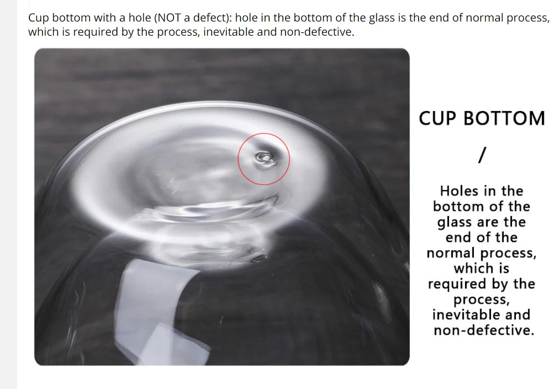 1-6 uds 80-450ML resistente al calor taza de cristal de té de doble pared cerveza café hecho a mano creativo bebida fría juego de vajilla transparente