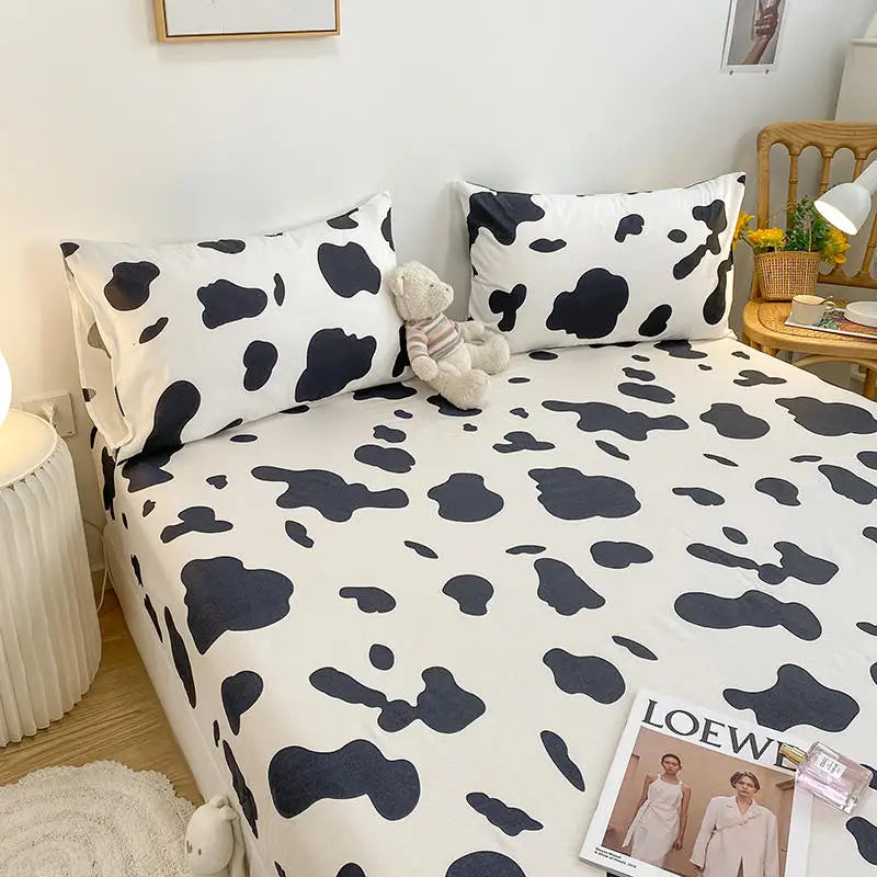 Bonenjoy-sábana bajera de algodón puro con estampado de dibujos animados de coche, funda de cama elástica, Sábana inferior individual, tamaño Queen, sin funda de almohada, 1 unidad