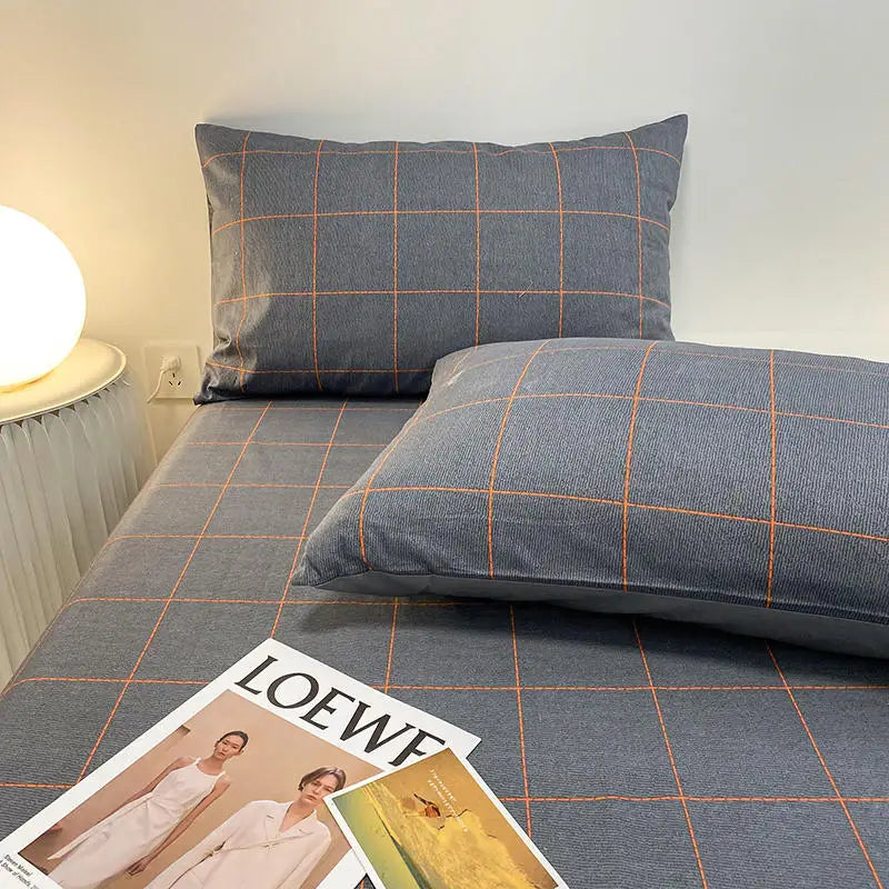 Bonenjoy-sábana bajera de algodón puro con estampado de dibujos animados de coche, funda de cama elástica, Sábana inferior individual, tamaño Queen, sin funda de almohada, 1 unidad
