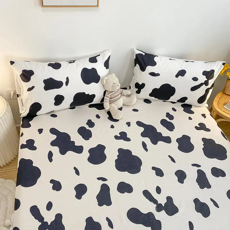 Bonenjoy-sábana bajera de algodón puro con estampado de dibujos animados de coche, funda de cama elástica, Sábana inferior individual, tamaño Queen, sin funda de almohada, 1 unidad