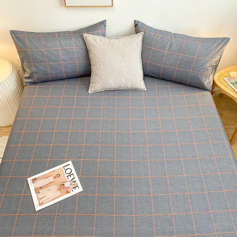 Bonenjoy-sábana bajera de algodón puro con estampado de dibujos animados de coche, funda de cama elástica, Sábana inferior individual, tamaño Queen, sin funda de almohada, 1 unidad