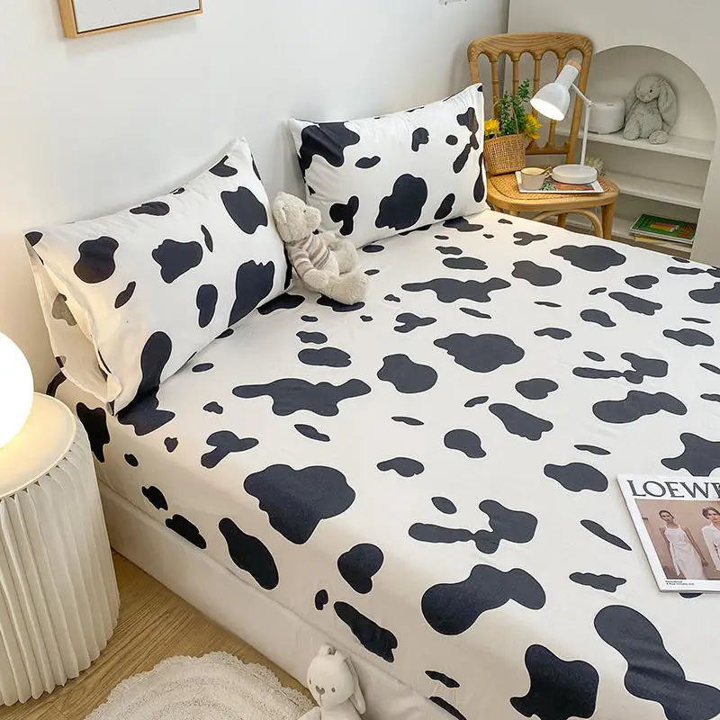 Bonenjoy-sábana bajera de algodón puro con estampado de dibujos animados de coche, funda de cama elástica, Sábana inferior individual, tamaño Queen, sin funda de almohada, 1 unidad