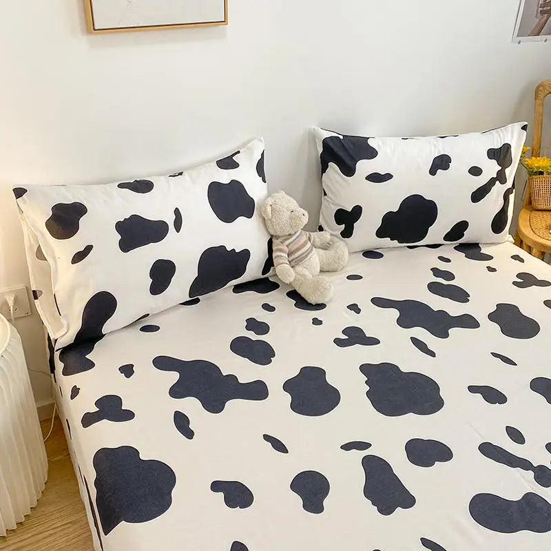 Bonenjoy-sábana bajera de algodón puro con estampado de dibujos animados de coche, funda de cama elástica, Sábana inferior individual, tamaño Queen, sin funda de almohada, 1 unidad