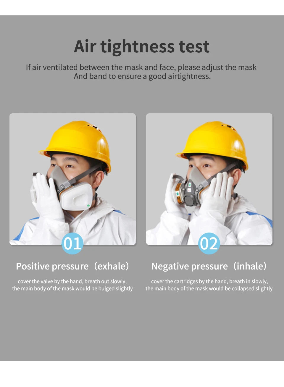 Respirador facial completo reutilizable, máscara en aerosol 6200 para pulverización, pintura, pulido quÃÂmico, soldadura, protección para el trabajo de carpinterÃÂa