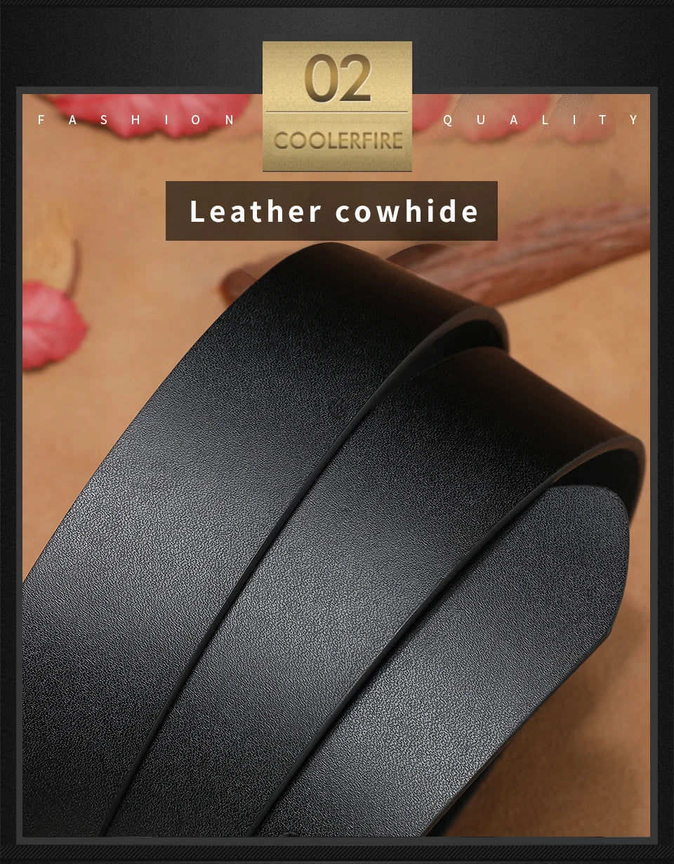 Cinturón de cuero genuino de alta calidad para hombre, cinturones de diseñador de lujo, correa de moda de piel de vaca para hombre, pantalones vaqueros para hombre vaquero