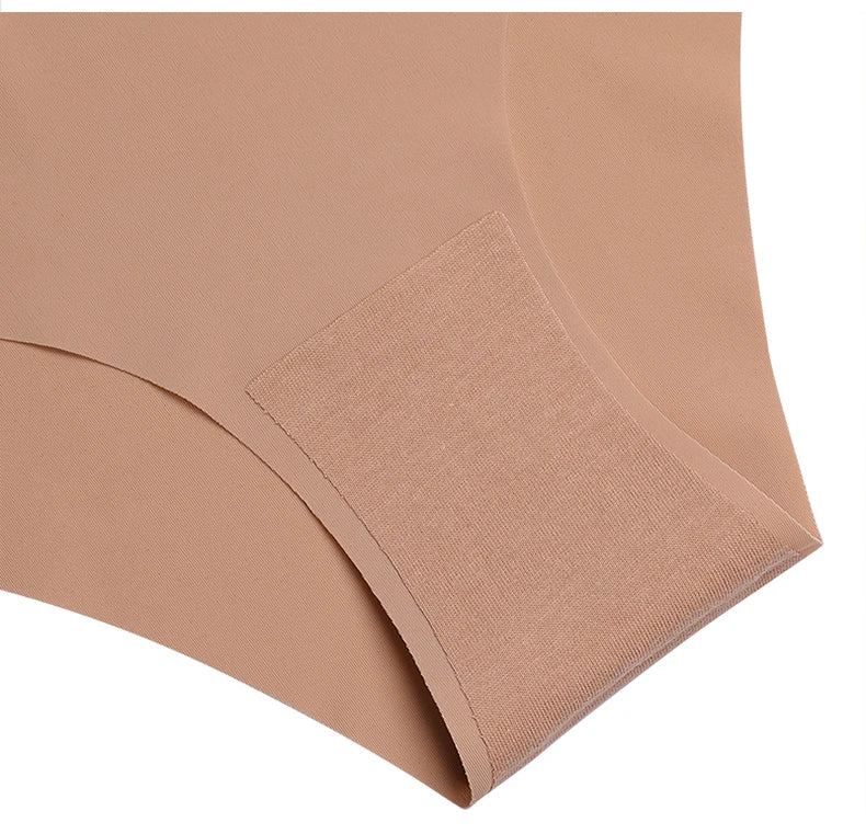 Conjunto de 3 uds de bragas sin costuras para mujer, ropa interior Sexy transpirable de cintura baja, bragas de seda sólidas, bragas invisibles sin costuras para mujer, calzones sin costura mujer