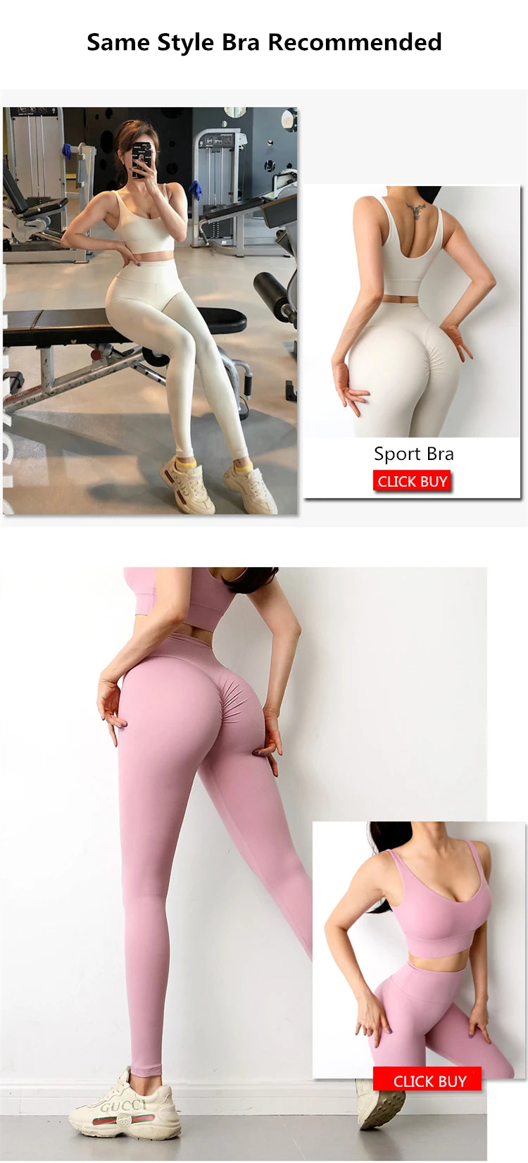 Pantalones de Yoga con fruncido en el trasero para mujer, mallas deportivas de tela con sensación desnuda para gimnasio, pantalones de entrenamiento para Fitness de cintura alta, medias elásticas de realce