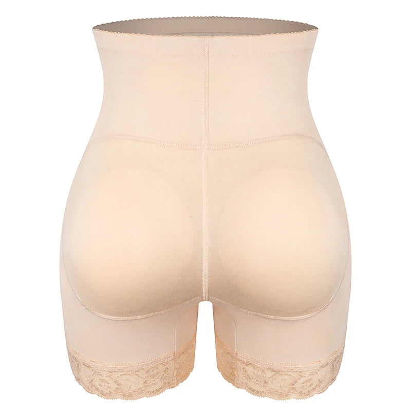 Entrenador de cintura alta, levantador de glúteos con bragas de Control acolchadas, ropa interior adelgazante, moldeadores de barriga, corsé moldeador