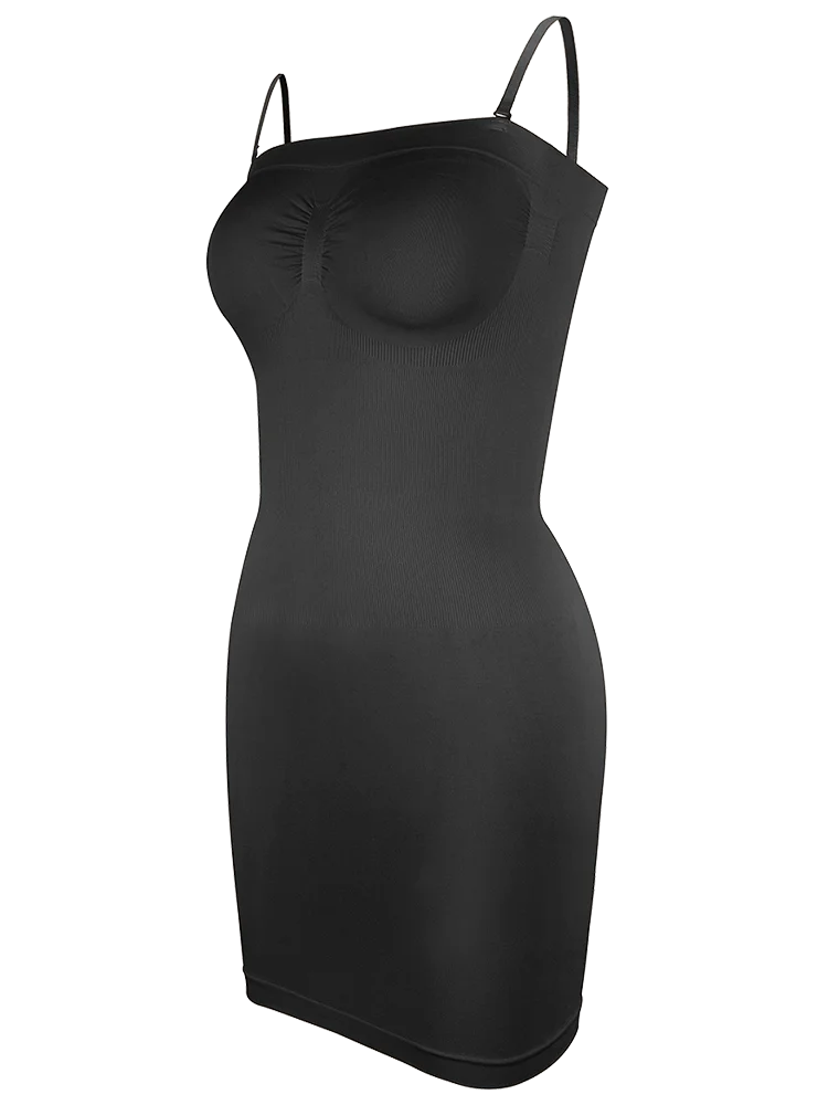 Ropa moldeadora sin tirantes para mujer, deslizadores completos para debajo de los vestidos, contracción Invisible del vientre, Control de barriga, vestido moldeador de cuerpo adelgazante
