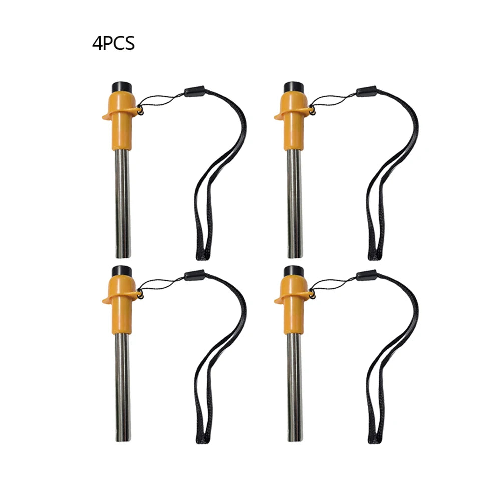 Mini encendedor eléctrico portátil para acampar al aire libre, encendedor de cocina para el hogar, senderismo, escalada, barbacoa, encendedor piezoeléctrico, 1/4 Uds.