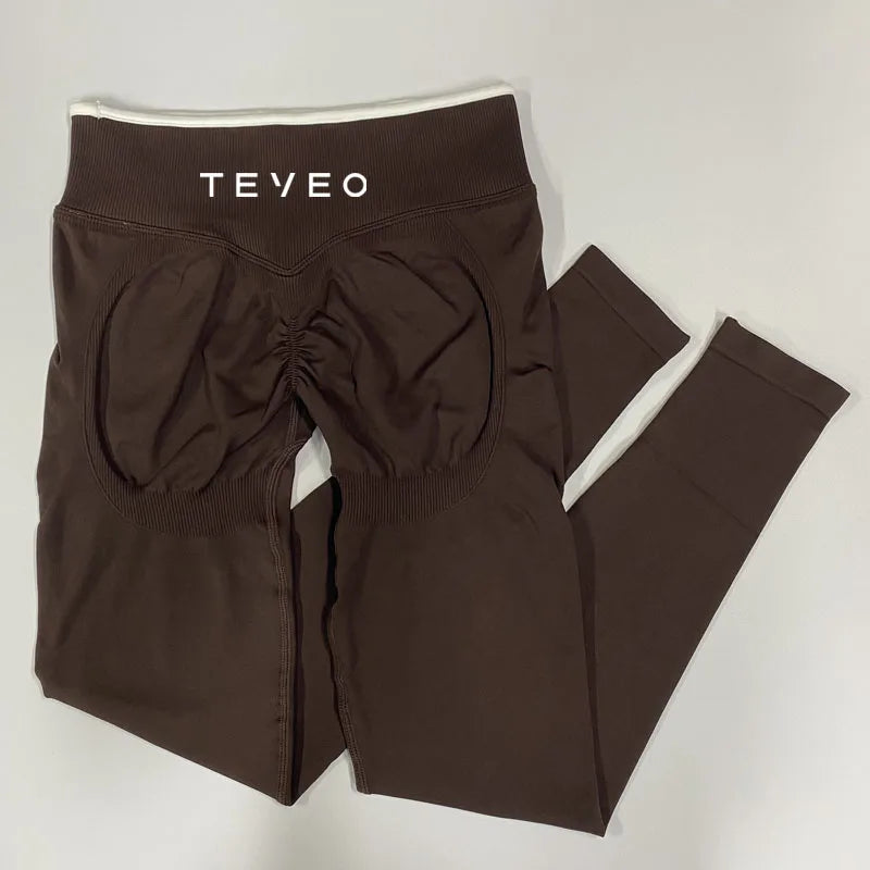 Ignite Sculpt ScrunchSeamless Scrunch Leggings para mujeres pantalones de Yoga levantamiento de cadera ejercicio para correr gimnasio Ignite Sculpt Series