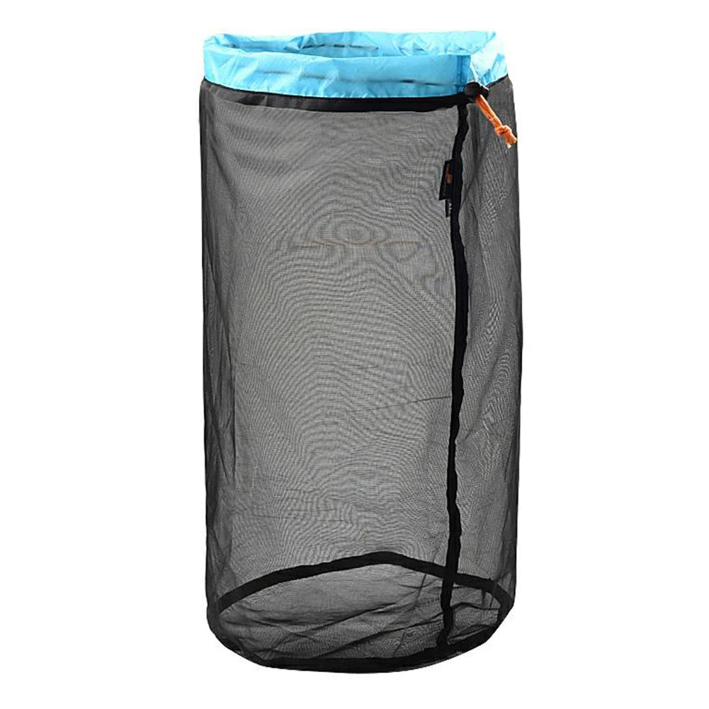 Bolsa de compresión portátil, saco impermeable con cordón para viaje, ahorro de espacio, bolsa de transporte para Camping, viaje y senderismo