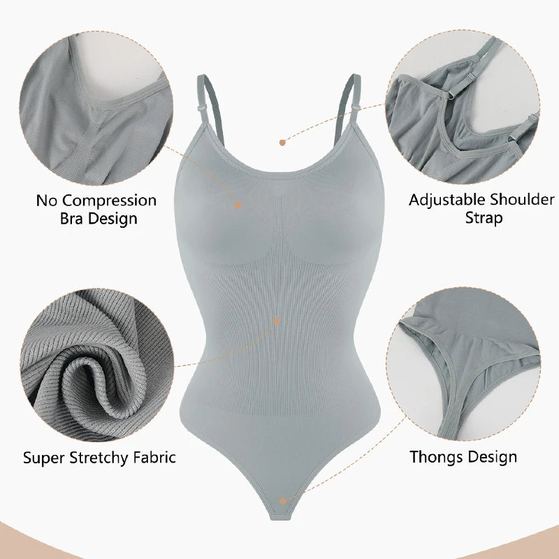 Faja suavizante para mujer, Faja moldeadora de cuerpo completo, Tanga, moldeador de cuerpo suave, esculpido de pecho, ropa interior adelgazante