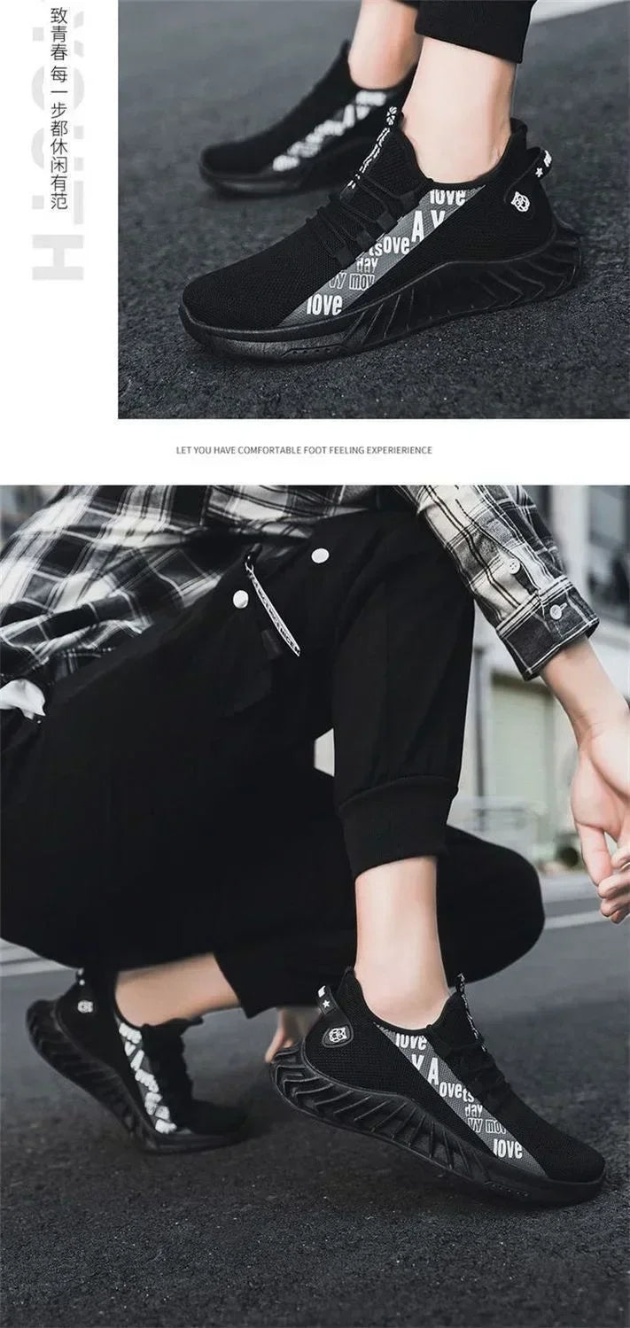 2025 Zapatos de malla transpirable para hombre - Deportes Fondo suave Correr Gimnasio Casual Estilo de coco y regalo del dÃa del padre Zapatos deportivos