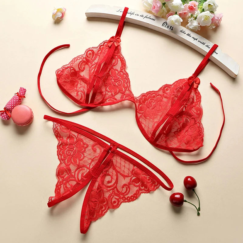 LencerÃa Sexy para mujer, tentación erótica, picardÃas transparente de encaje, moda 18, ropa interior sexual, disfraz Sexy exótico de talla grande