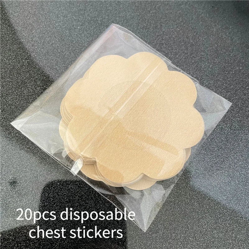 Cubierta de silicona reutilizable para busto y pezón, pegatinas autoadhesivas para pecho de Mango, cinta Invisible para Realce de sujetador sin tirantes
