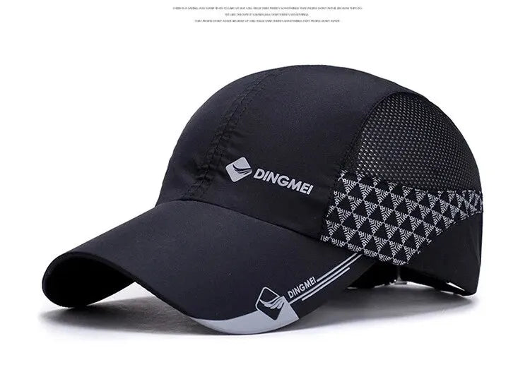 Sombreros para hombres, primavera y verano, nuevos sombreros de viaje con sombrilla para exteriores, gorras de béisbol casuales de moda, gorras para jóvenes y de mediana edad