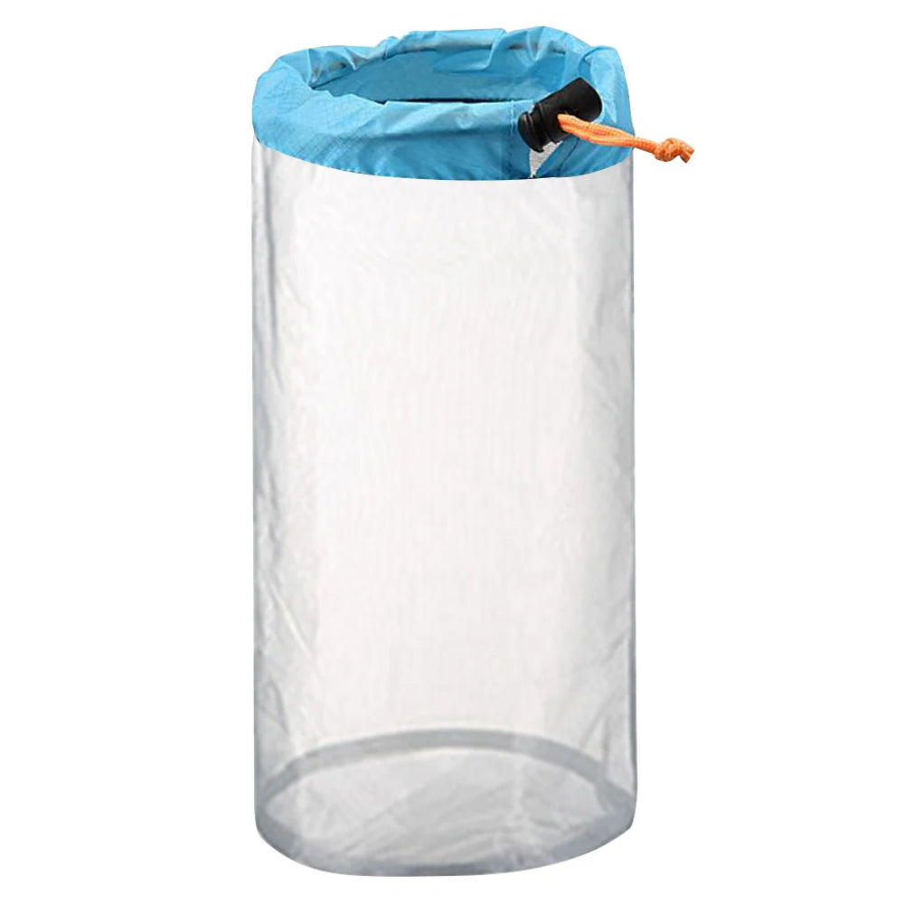 Bolsa de compresión portátil, saco impermeable con cordón para viaje, ahorro de espacio, bolsa de transporte para Camping, viaje y senderismo