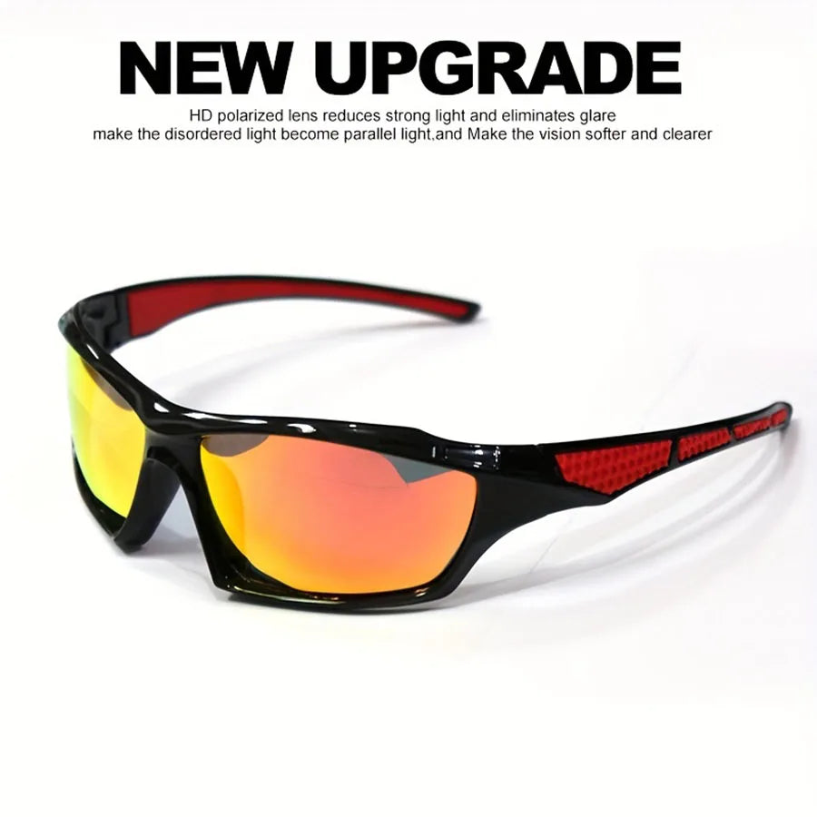 Gafas de sol deportivas de moda, gafas polarizadas con protección UV, gafas personalizadas, montura redonda de Metal, gafas UV400 para hombres y mujeres