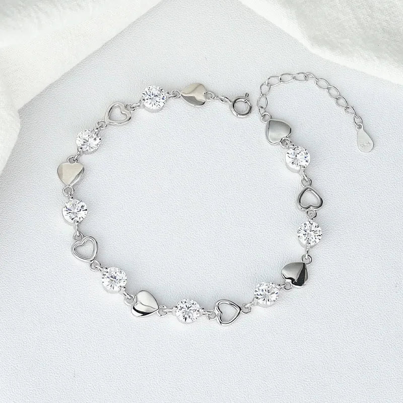 Pulsera con borlas y cadena de estrella para mujer, diseño de nicho, cuentas de cristal azul de fantasÃa, pulsera de cuerda elástica, regalos de joyerÃa para mejores amigos