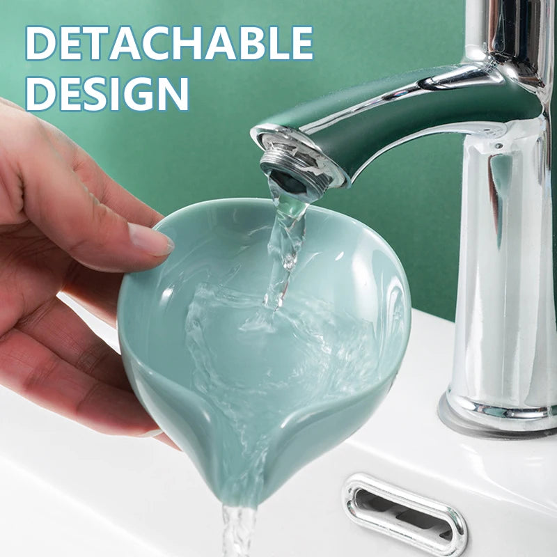 Soporte para jabón, escurridor de agua, jabonera con forma de hoja, escurridor de jabón para ducha, ventosa, contenedor de jabón, accesorios modernos para baño