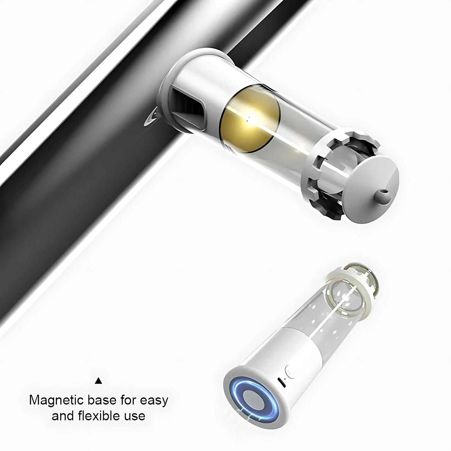 Linterna de Camping Portátil 1200mAh - Recargable USB-C, 3 Modos con Luz de Respiración, Blanco Cálido 2200K para Senderismo/Dormir/Acampada/EDC
