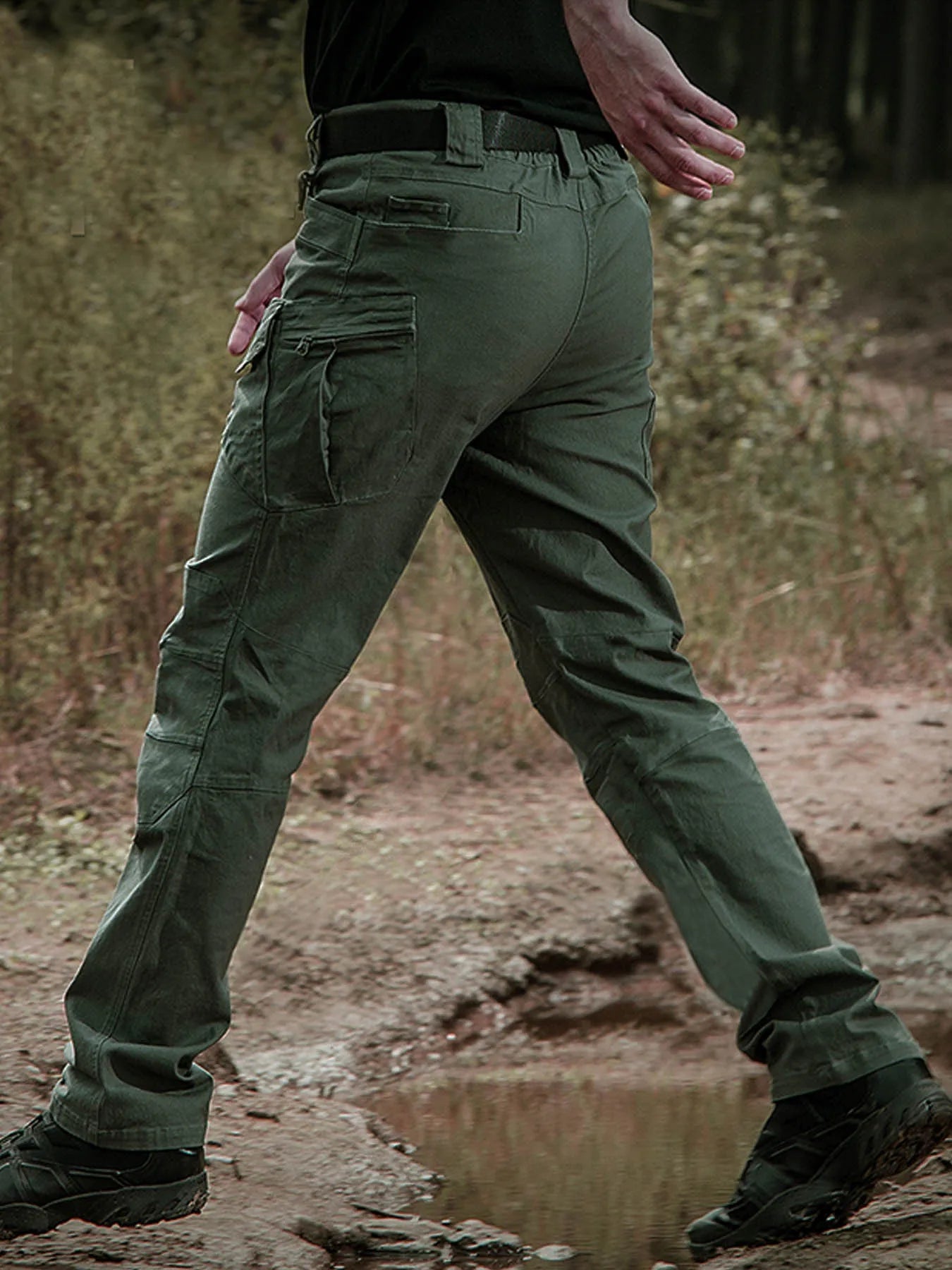 Pantalones de hombre, pantalones de trabajo, pantalones de pierna recta informales y cómodos para exteriores de primavera y verano, pantalones de pierna recta