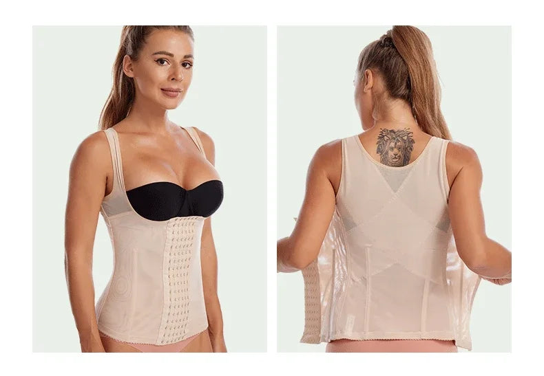 Corsé de cintura posparto para mujer, Top de barriga, ropa moldeadora, envoltura adelgazante, entrenador de cintura plana para vientre, moldeador de cuerpo