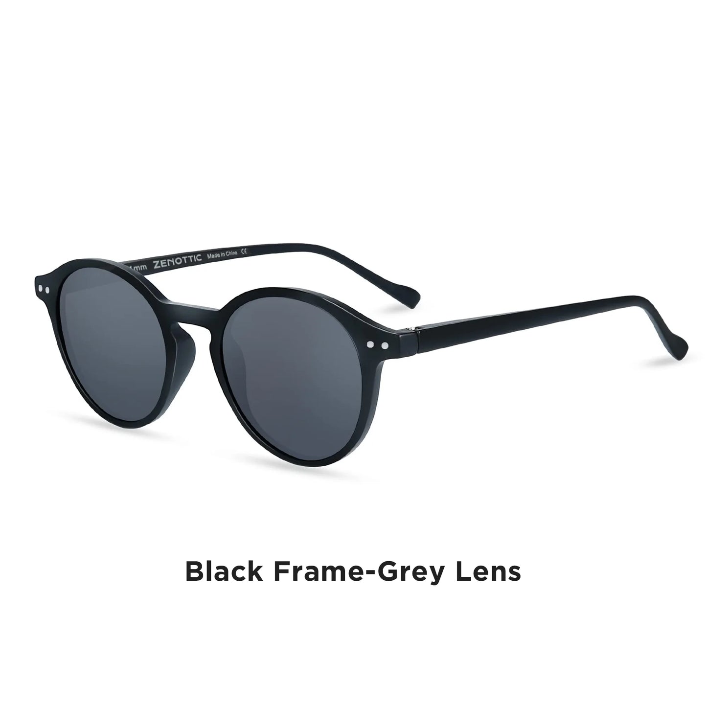 ZENOTTIC (tamaño S) gafas de sol polarizadas circulares Retro 2024 2025 hombres mujeres Vintage pequeñas gafas de sol redondas UV400 gafas de sol