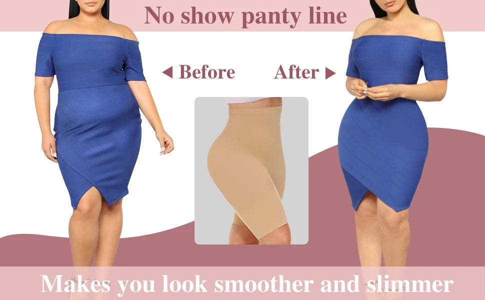 Pantalones cortos moldeadores de cintura alta para mujer, ropa moldeadora para Control de barriga, muslo, entrenador de cintura adelgazante, levantador de glúteos, bragas moldeadoras