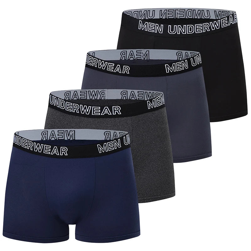 Paquete de 4/10 pantalones cortos para adolescentes y adultos, pantalones cortos sencillos de varios tamaños a la moda para padres e hijos, ropa interior cómoda para hombres, cintura elástica P