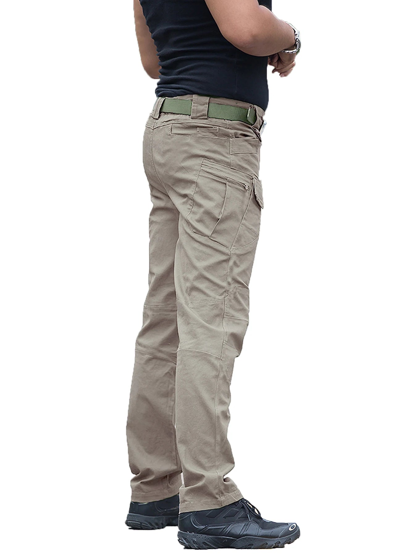 Pantalones de hombre, pantalones de trabajo, pantalones de pierna recta informales y cómodos para exteriores de primavera y verano, pantalones de pierna recta