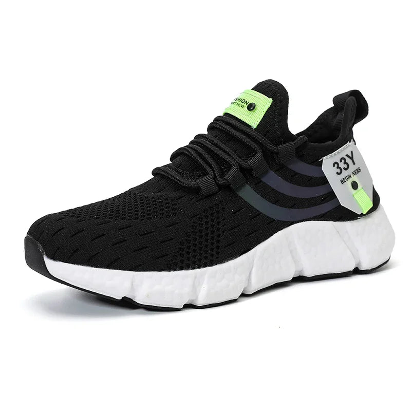 Zapatillas de deporte informales para hombre, zapatos deportivos transpirables de verano, zapatos ligeros de malla para correr al aire libre, zapatos atléticos para correr Tenis para caminar