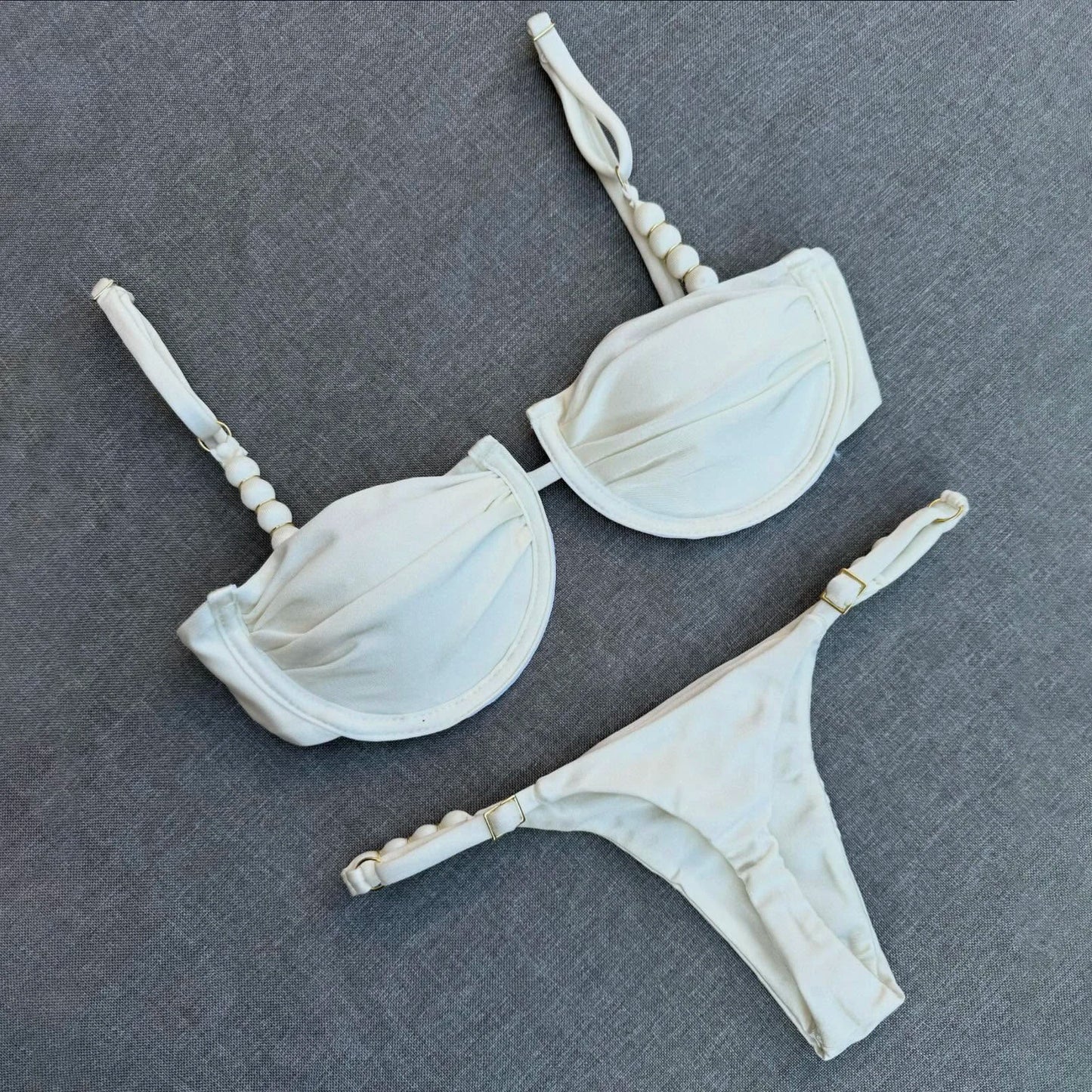 Bikinis Push Up, traje de baño Sexy para mujer, traje de baño femenino 2021, Bikini Bandeau, Tanga, trajes de baño triangulares, traje de baño con cuello Halter, ropa de playa