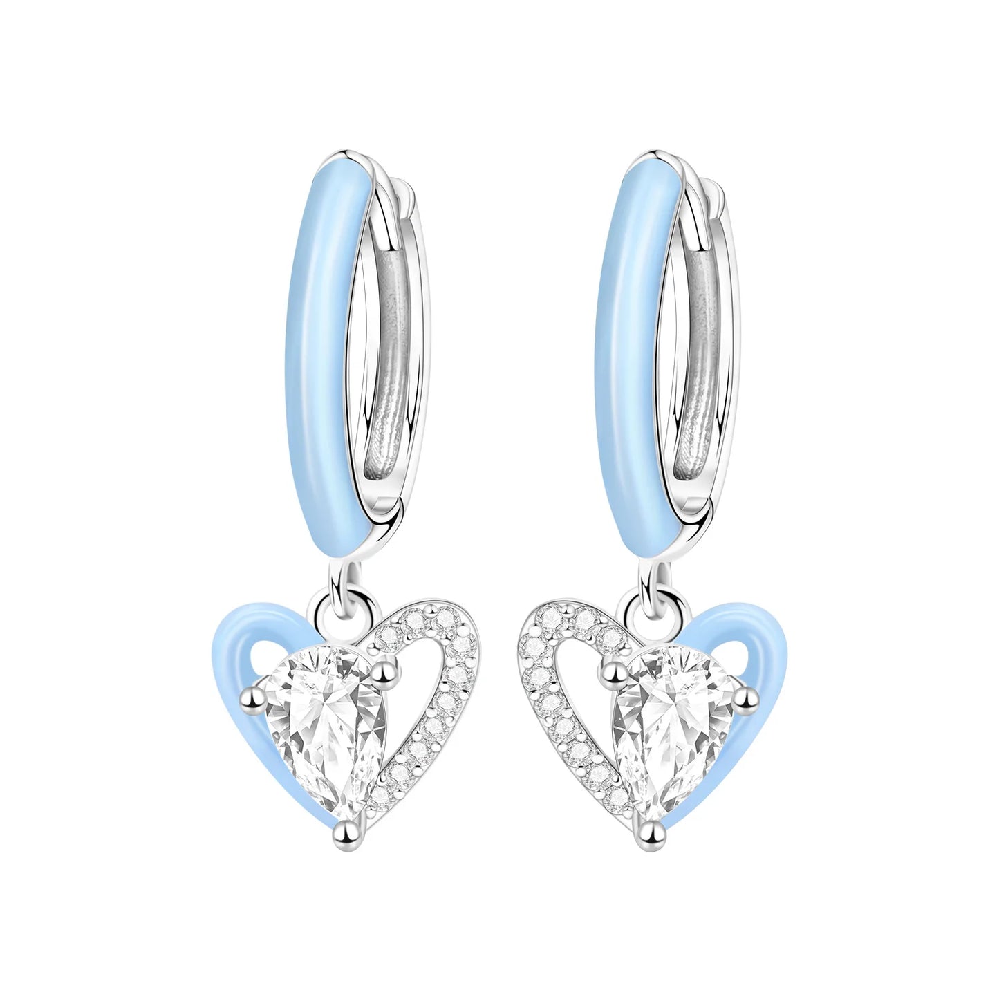 Orstarry-pendientes circulares de Plata de Ley 925 con forma de gota para mujer, aretes colgantes, joyería versátil para fiesta, regalos