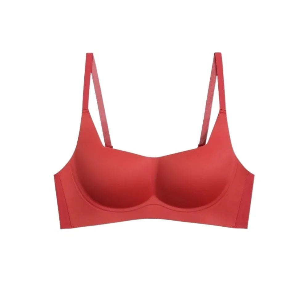 Cómodo sujetador sin costuras a prueba de golpes, ropa interior antiflacidez, sujetador de realce, Bralette íntimo para mujer y niña