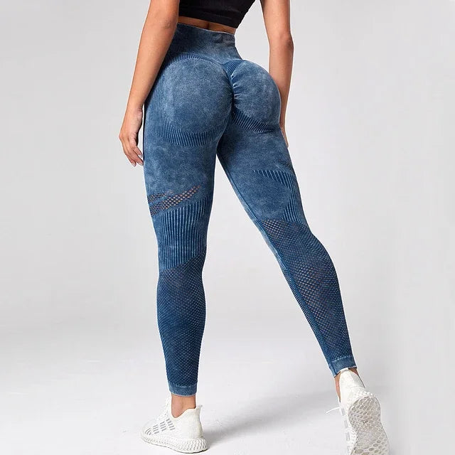 Mallas de Yoga para Mujer, pantalones de Yoga con realce de glúteos y burbujas, mallas deportivas ajustadas de cintura alta para Mujer, mallas sin costuras para gimnasio 2023
