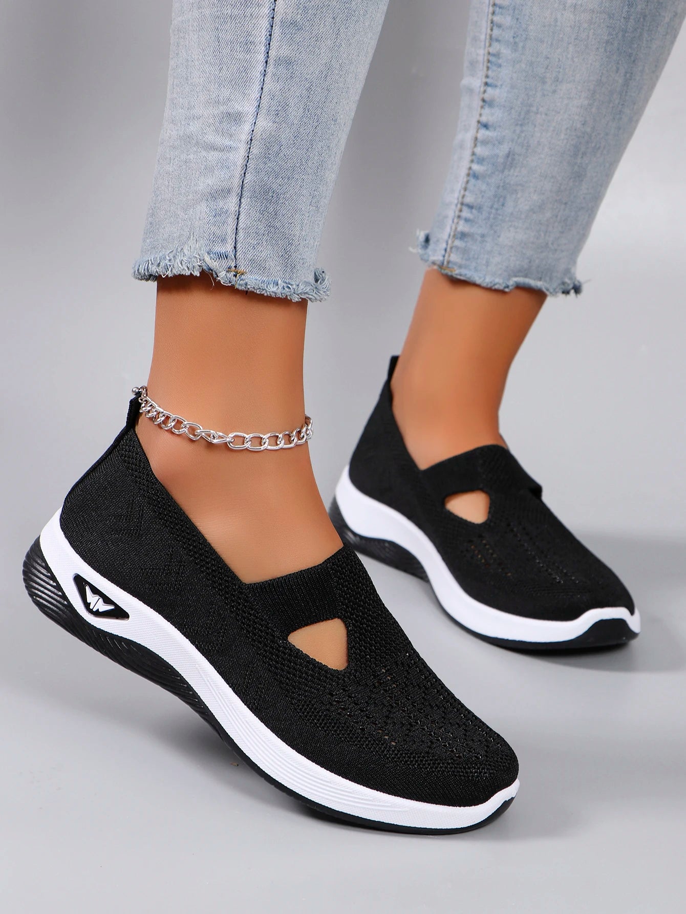 Nuevos zapatos deportivos de primavera para mujer, zapatos deportivos informales a la moda, transpirables, ligeros, antideslizantes, resistentes al desgaste, zapatos planos