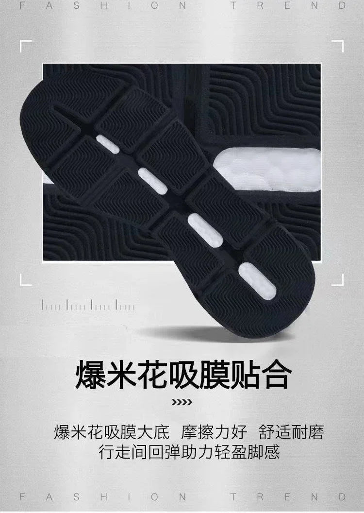 Zapatos deportivos informales de malla ligera para hombre, zapatillas transpirables de verano para correr, suela suave a la moda, cómodas zapatillas antideslizantes para hombre