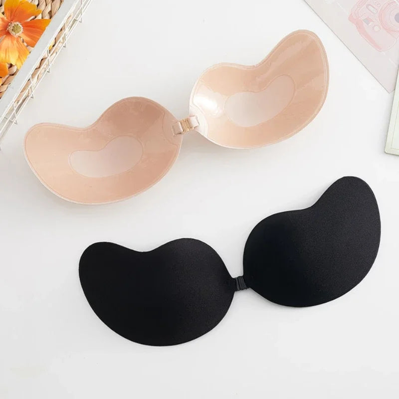 Cubierta de silicona reutilizable para busto y pezón, pegatinas autoadhesivas para pecho de Mango, cinta Invisible para Realce de sujetador sin tirantes