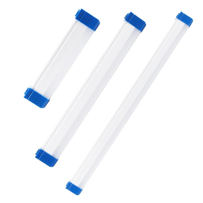 Lámpara LED recargable por USB, luces de emergencia portátiles, tubo LED, linternas para exteriores, linterna de luz magnética, lámpara de Camping de 17cm y 32cm