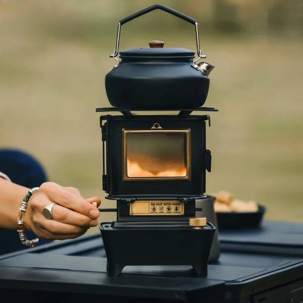 Lámpara de aceite de firedancia, estufa, linterna portátil para acampar al aire libre con luces Retro de emociones, perfecta para picnic y mochilero, aventuras