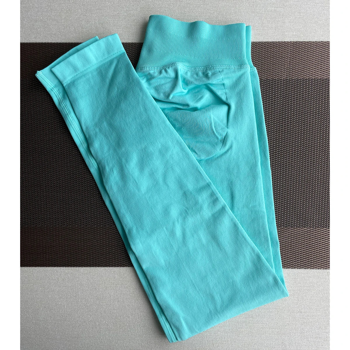 TKITK-mallas deportivas sin costuras para mujer, pantalones de Yoga con banda baja acanalada, ropa de gimnasio, ropa de entrenamiento para Fitness, medias elásticas
