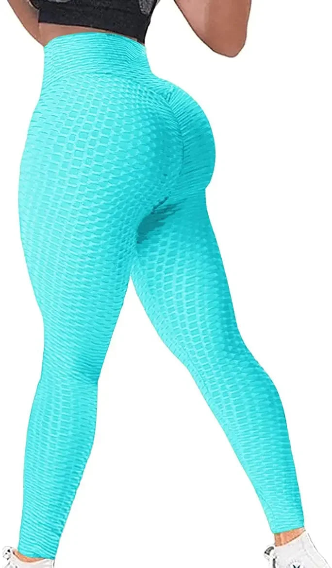 Mallas Push Up a la moda para mujer, mallas deportivas de cintura alta para Fitness, mallas sexis para levantamiento de glúteos, entrenamiento, gimnasio