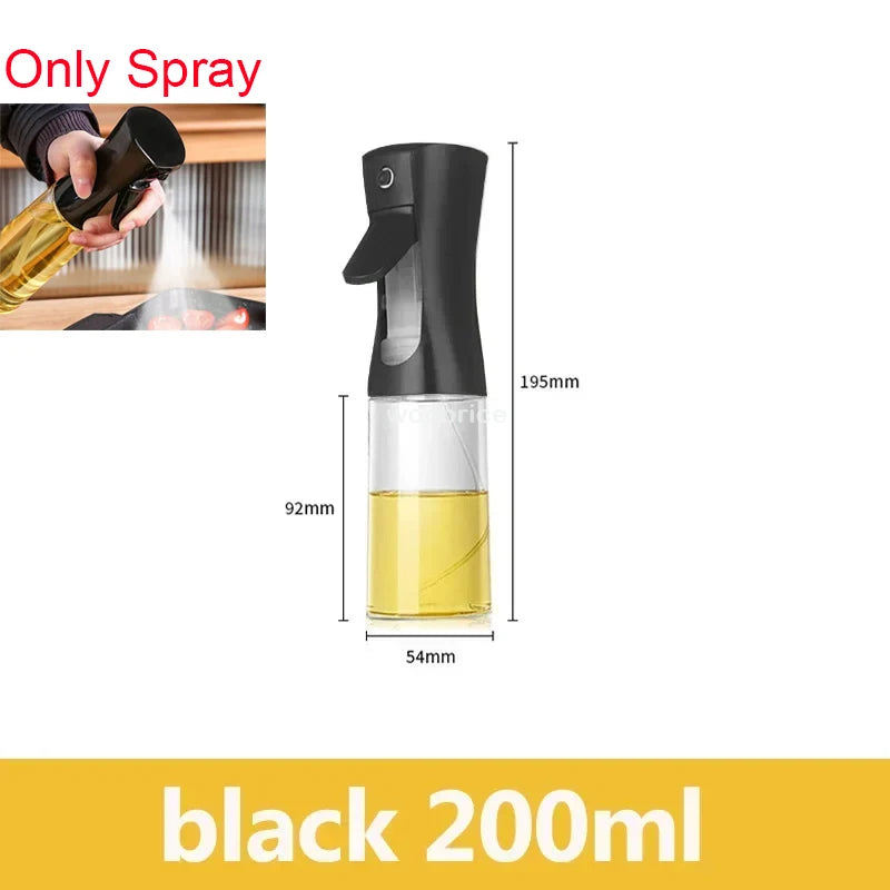 Spray 2 en 1 para botella dispensadora de aceite de oliva, diseño de mango cómodo para barbacoa, sartén de aire, horno, Camping