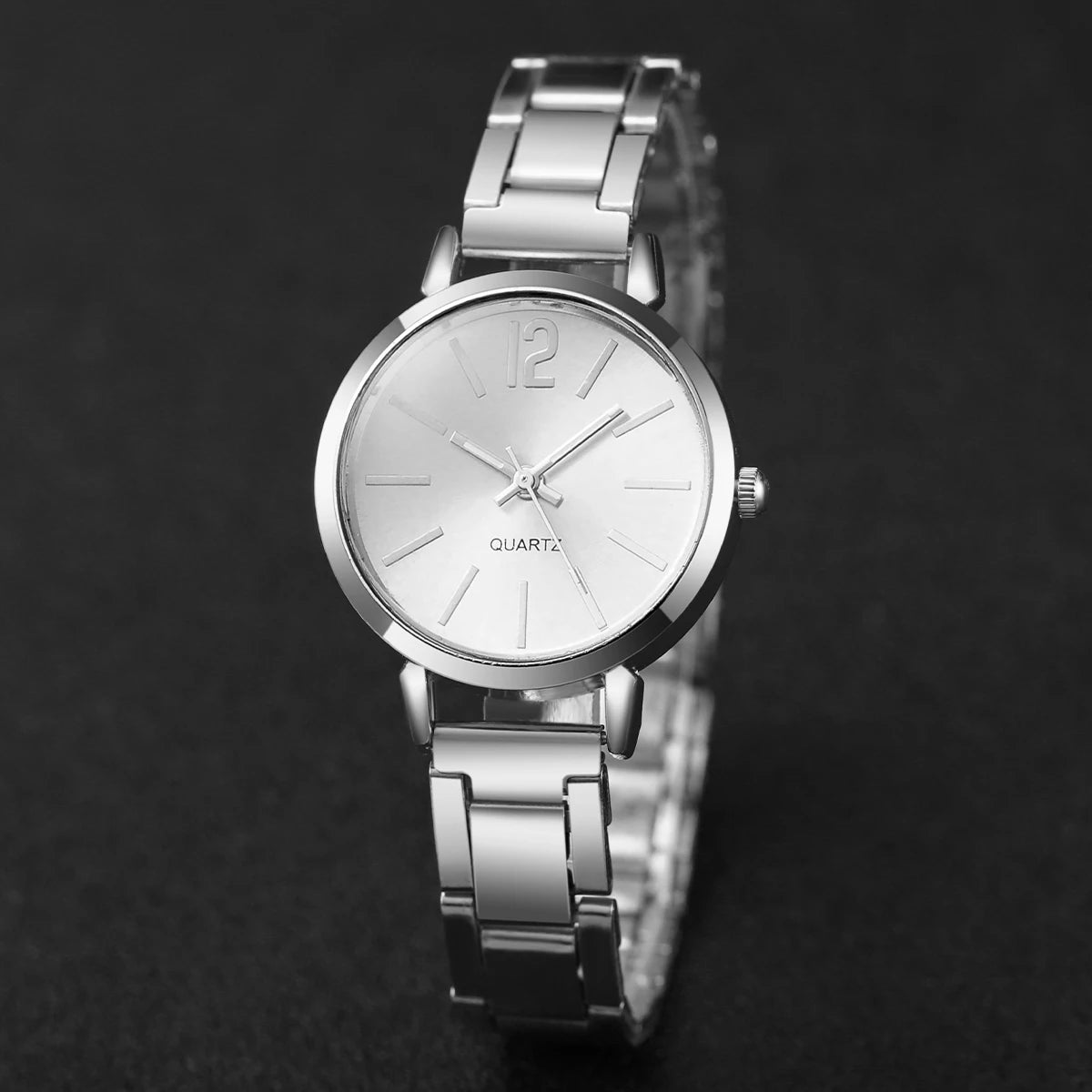 1/2/3 Uds. Relojes de moda para Mujer, Reloj de cuarzo analógico con esfera Simple para Mujer, Reloj para Mujer y niñas, Reloj de regalo (sin caja)