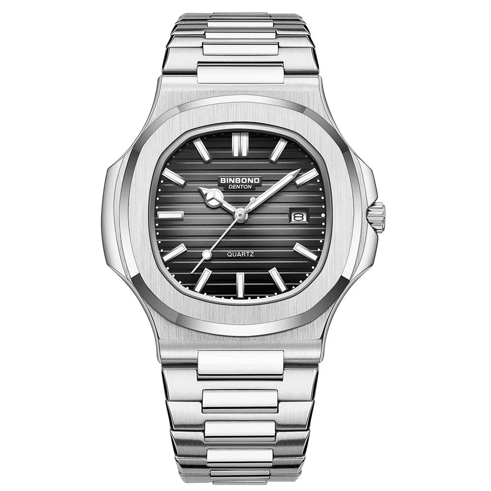 Nuevo Reloj informal de negocios de oro rosa, Reloj de lujo para Hombre, relojes automáticos, relojes de pulsera de cuarzo de alta moda para Hombre, regalos, Reloj para Hombre
