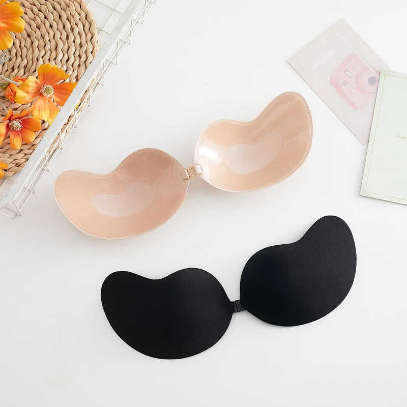 Cubierta de silicona reutilizable para busto y pezón, pegatinas autoadhesivas para pecho de Mango, cinta Invisible para Realce de sujetador sin tirantes
